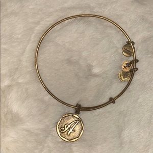 Alex and Ani (A) bracelet GOLD
